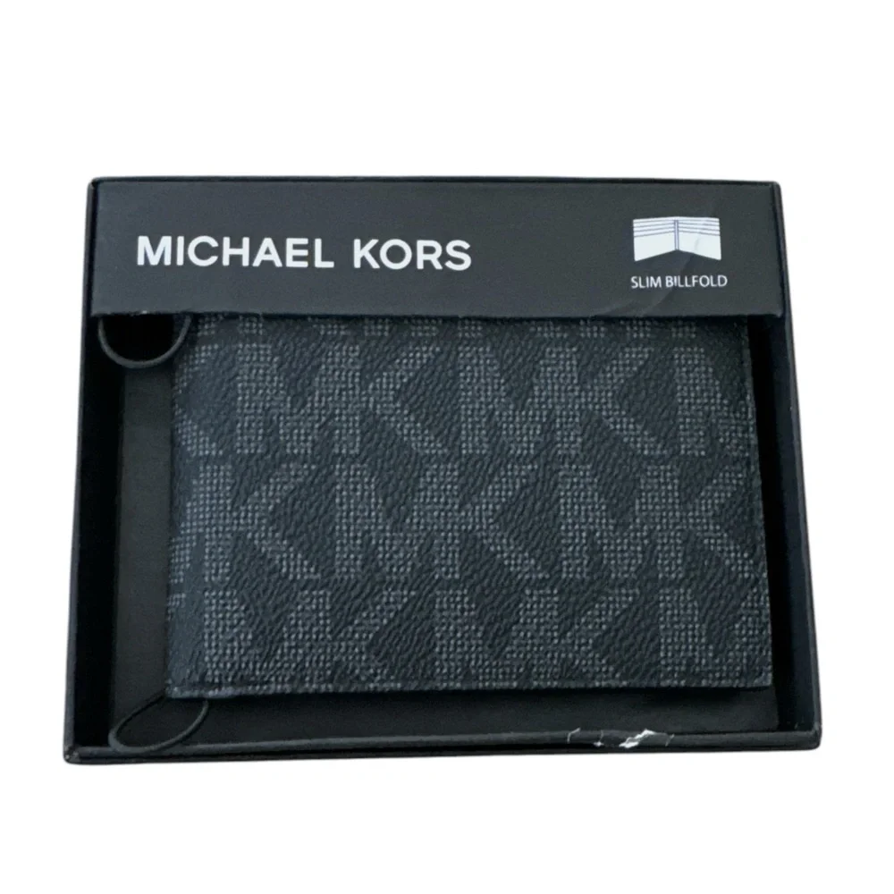 Michael Kors Jet Set Leather Bifold Wallet Black
